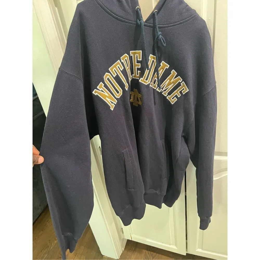 Vintage Russell Athletic Notre Dame Pullover Hoodie Men’s Size XXL